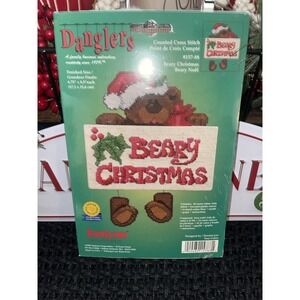 Janlynn DANGLERS COUNTED CROSS‎ STITCH KIT #157-88 Beary Christmas